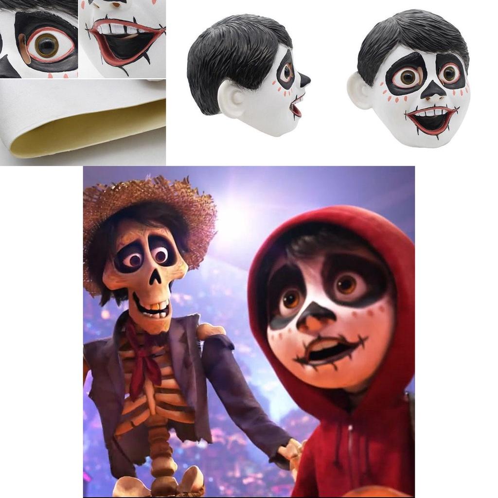 Movie Coco Miguel Hector Rivera Cosplay Mask With Soft And Comfortable Latex Material