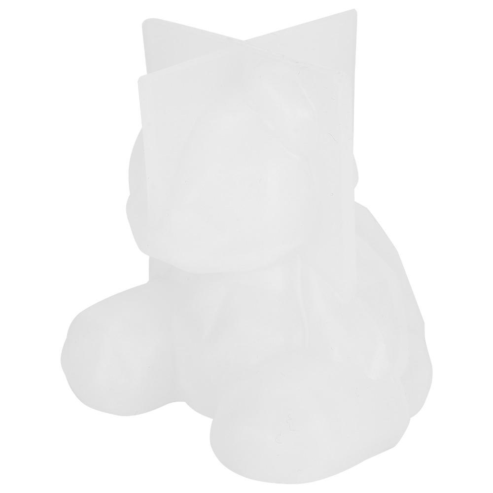3pcs Food-Grade Silicone Bear Resin Mould Cute Bear 3D Shape Animal Silicone Mould Chubby Bear Transparent Bear Candy Mould