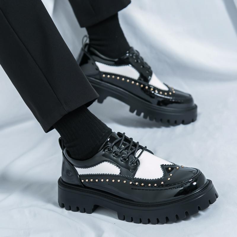 Мужские туфли-лифты на платформе, уличные шнурки, черные кожаные оксфорды, свадебное платье, танцевальный бизнес, формальный смокинг, увеличивающий рост, пиджаки для выпускного вечера, обувь для мужчин