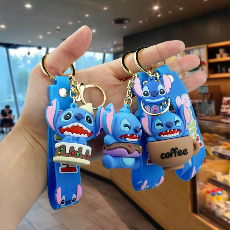 Очаровательные мультяшные брелоки Стич, аксессуары для сумок и подарков, милый декор для пар