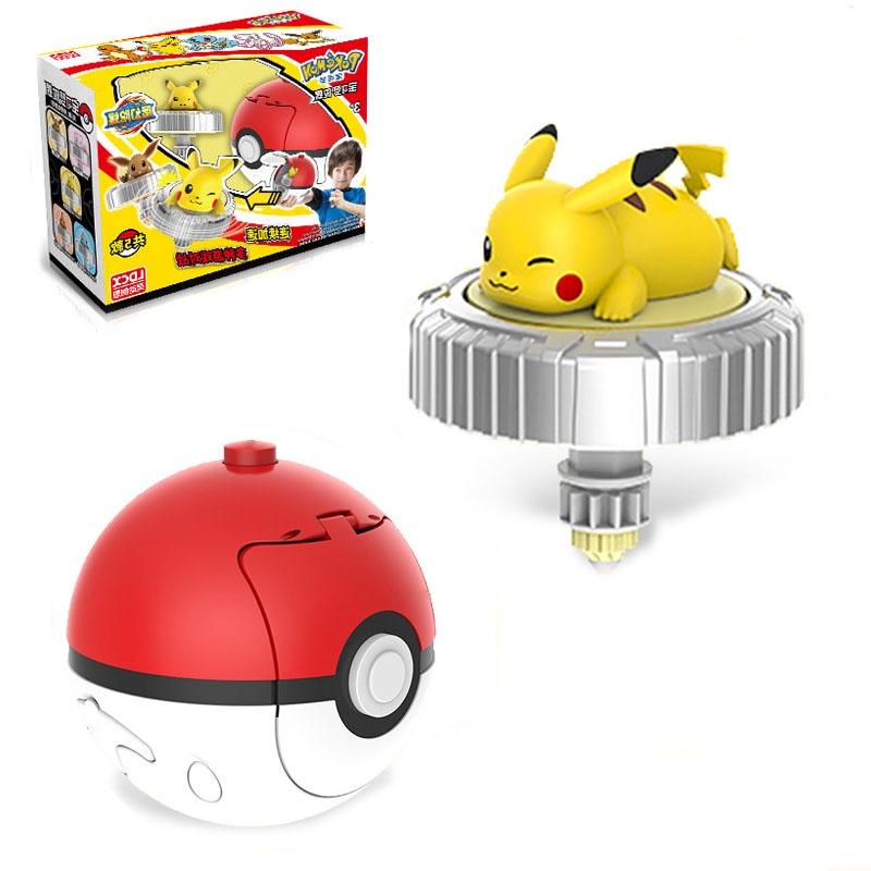 Pikachu And Charmander Battle Gyro Plastic And Alloy Toy