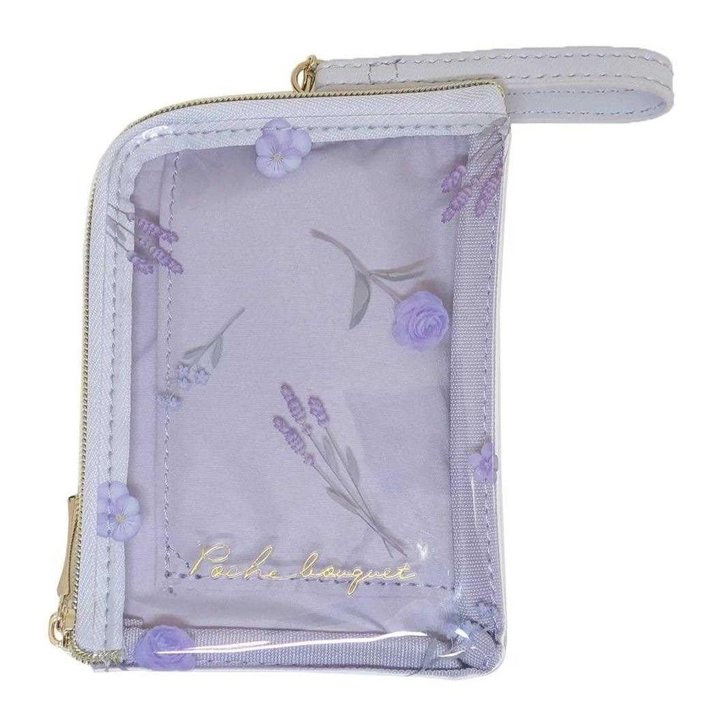 Косметичка-букет Everyday Pouch с ретрактором, Фиолетовая