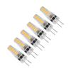 10pcs G4 LED Bulbs 2W Bi Pin Base Dimmable Bulbs for Chandelier Ceiling Lamp Table Lamp 2700K AC