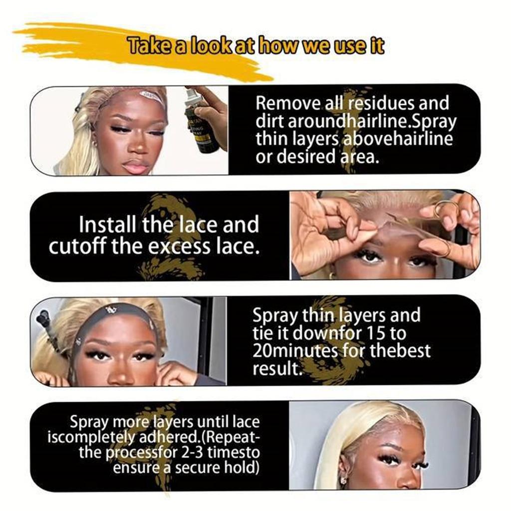 Клей для замены волос используется для безопасного и натурального полиэстера и кружева, а также в качестве клея для париков и головных уборов\100мл