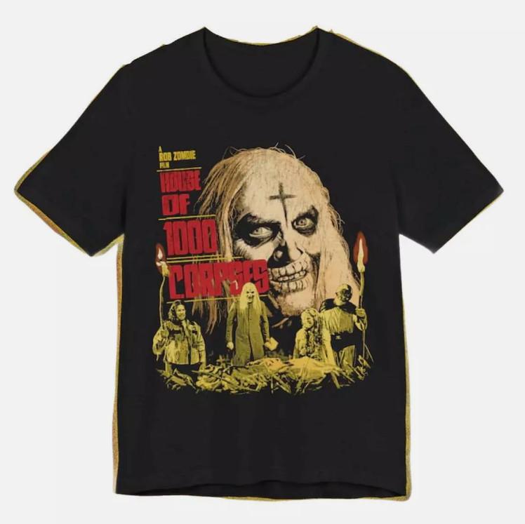 РАСПРОДАЖА Футболка House of 1000 Corpses, футболка на Хэллоуин, футболка унисекс с изображением фильма ужасов