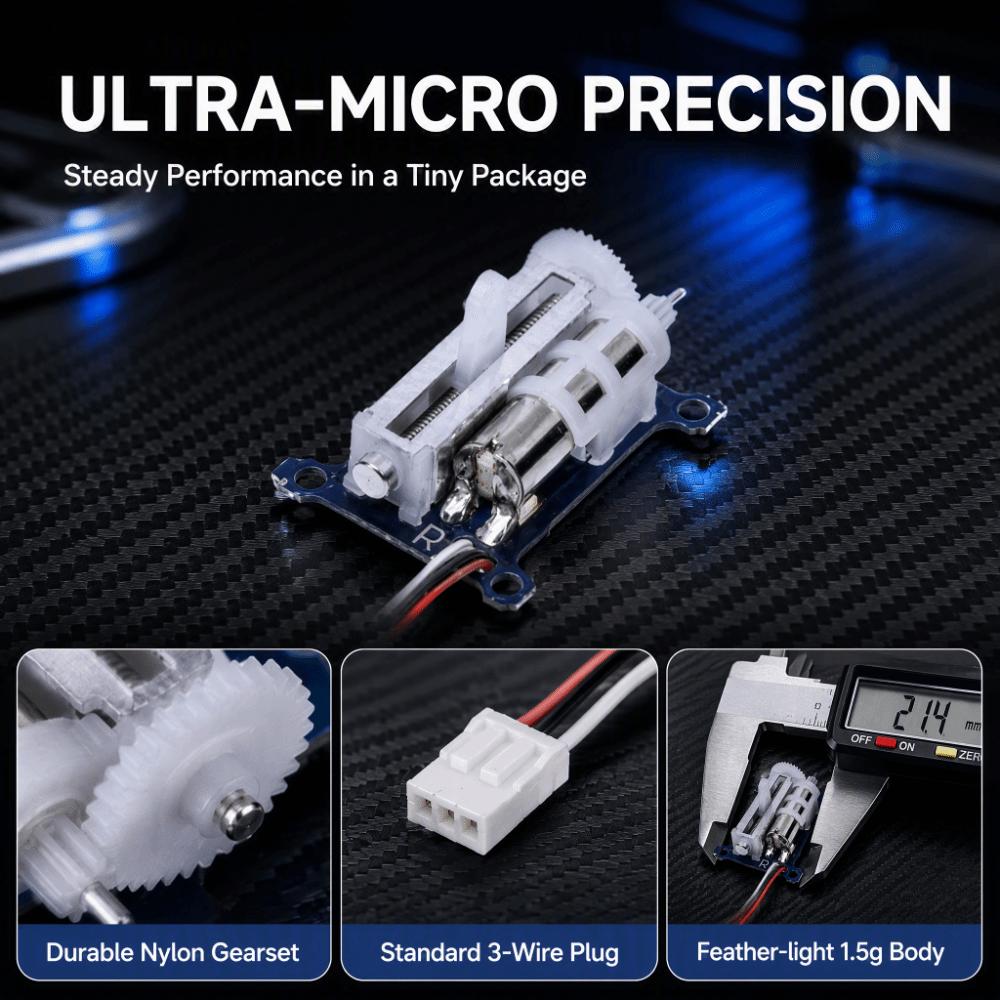 0.15sec Speed Micro Linear Actuator 0.2.4kg/cm Torque Servo Loading Actuator For 3D Flight