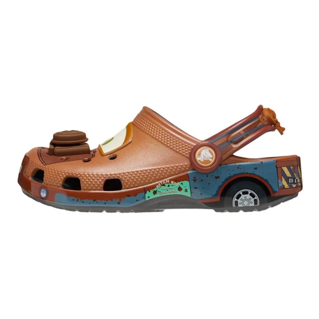 Crocs X Car Сандалии для детей, нескользящие, износостойкие, коричневые, Детские, 209376-0DA