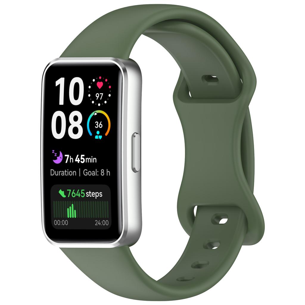 Силиконовые ремешки Для Huawei Band 10/9/9 NFC Аксессуары для ремешка Замена Спортивный браслет pulseira correa для Huawei Bands 8/8NFC