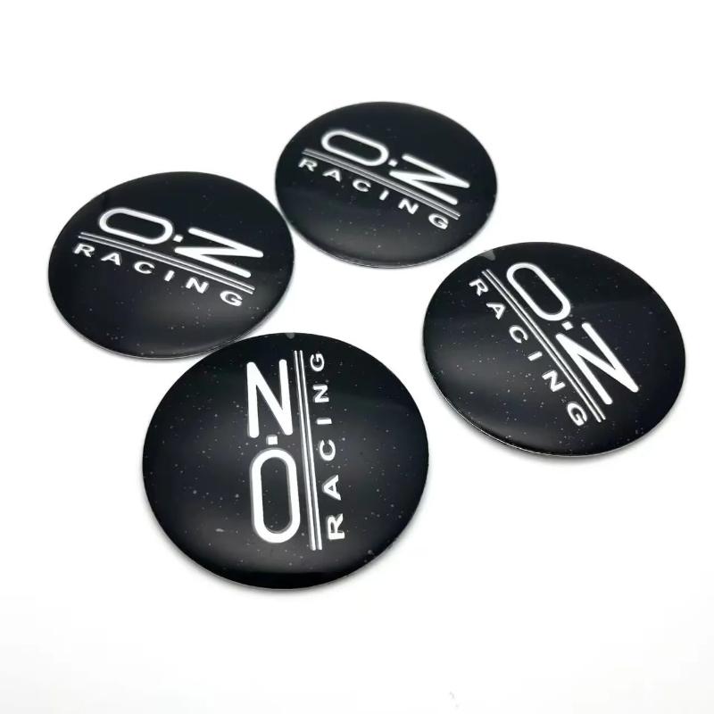 4PCS 65MM 60MM OZ RACING Emblem Wheel Center Hub Cap Car Rims Dust-proof Cover Hubcaps O.Z Sticker Auto Styling Accessories