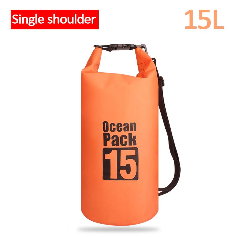 500D Waterproof Swimming Bag Dry Sack 2/5/10/15/20/30L Waterproof Floating Dry Gear Bags For Boating Fishing Rafting Swimming