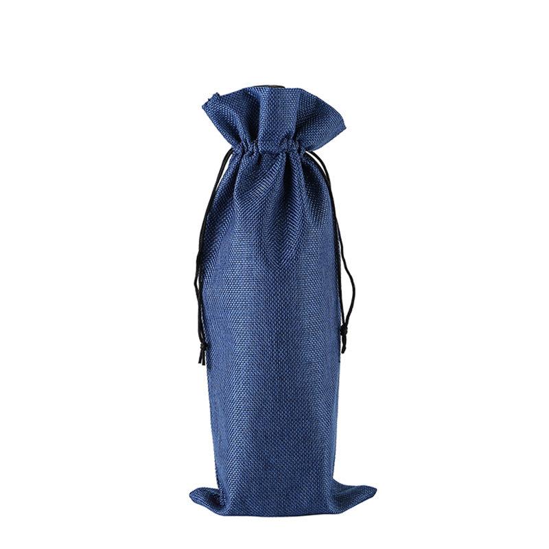 Новые винные пакеты, чехлы для бутылок красного вина, подарочный мешочек для шампанского, мешковина, упаковочный мешок, свадебное украшение для вечеринки, винные пакеты