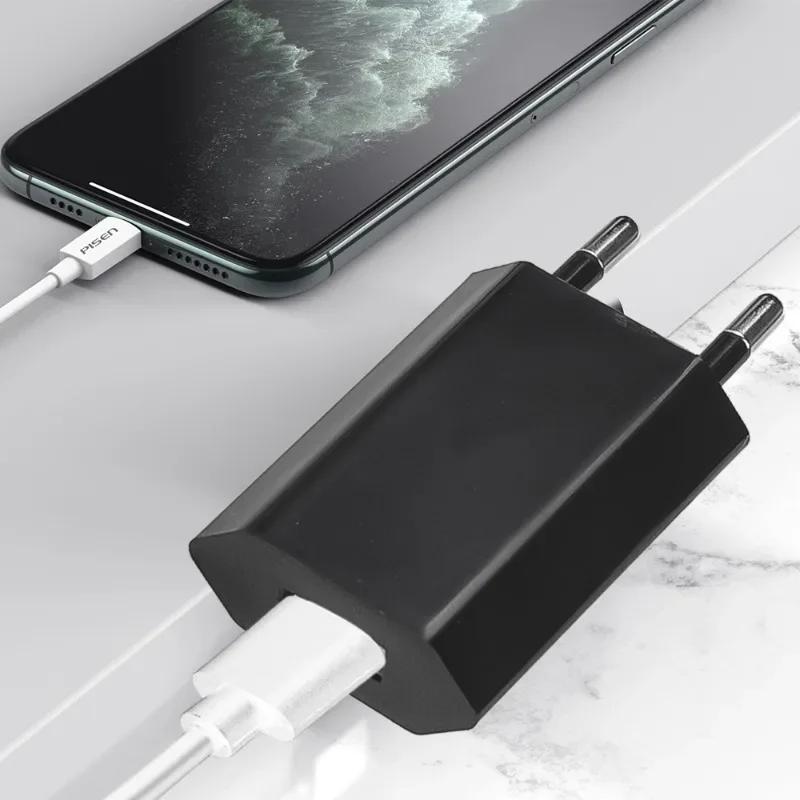 5-1 шт. Универсальное зарядное устройство USB 5 В 1 А с европейской вилкой для iPhone iPad Samsung Xiaomi Redmi Honor Google Charger Power Adapter