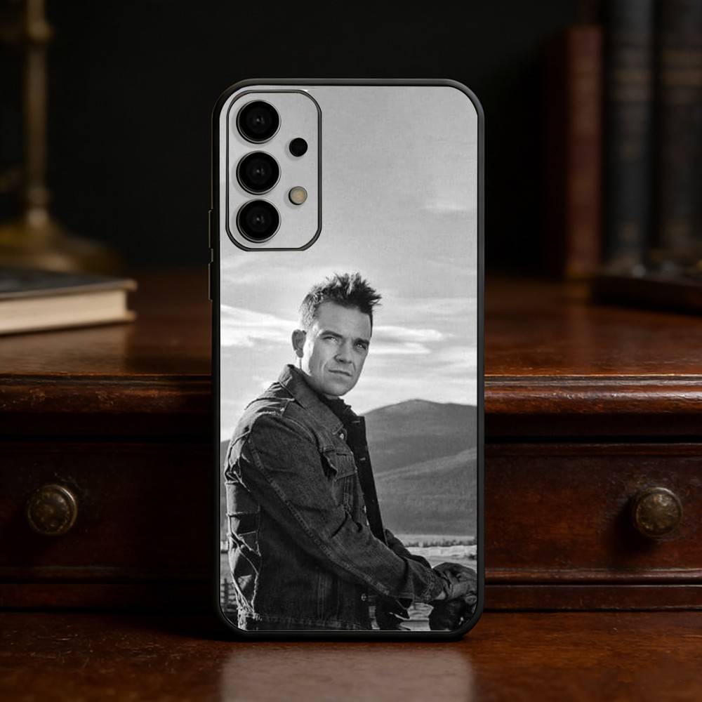 Singer R-Robbie W-Williams phone Case For Samsung S25,24,21,22,23,30,Ultra,20,Plus,Fe,Lite,Note Soft Black Cover