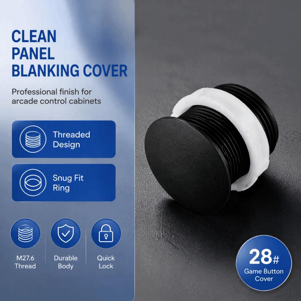 10Pcs Plastic Construction Game Button Cover Joystick Button Replacement  For Arcade Cabinet