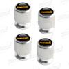 Aluminum For Fake Taxi Logo Opel Ford MG Peugeot Kia Chrysler Lada 4pcs Car Decor Wheel Tire Valve Caps Stem Cover Accessories