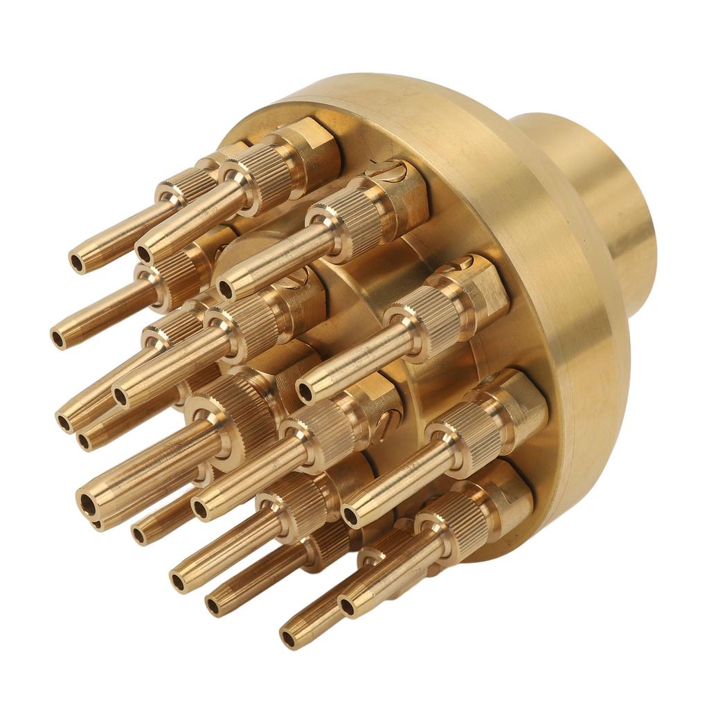 Fountain Nozzle Brass G2 Inch DN50 3 Tier Adjustable Column Water Fountain Nozzle Sprinkler Spray