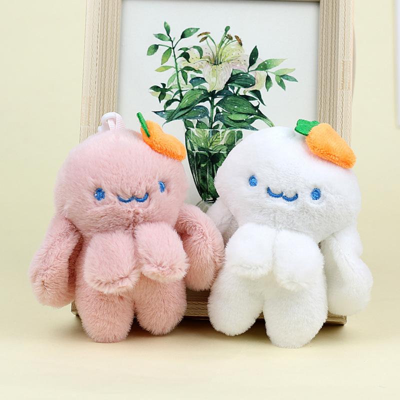 Осьминог Кролик Плюшевый Брелок Мультяшное Животное Плюшевая Кукла Сумка Подвеска Милый Плюш