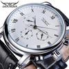 Men's Jaragar Automatic Mechanical Watch with Roman Numerals Dial Week & Date Display Three Hand Six Needle Design Classic Style