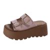 Muffin Thick-soled Cool Slippers Women's Summer Wear New Small Beach Heel Sandals