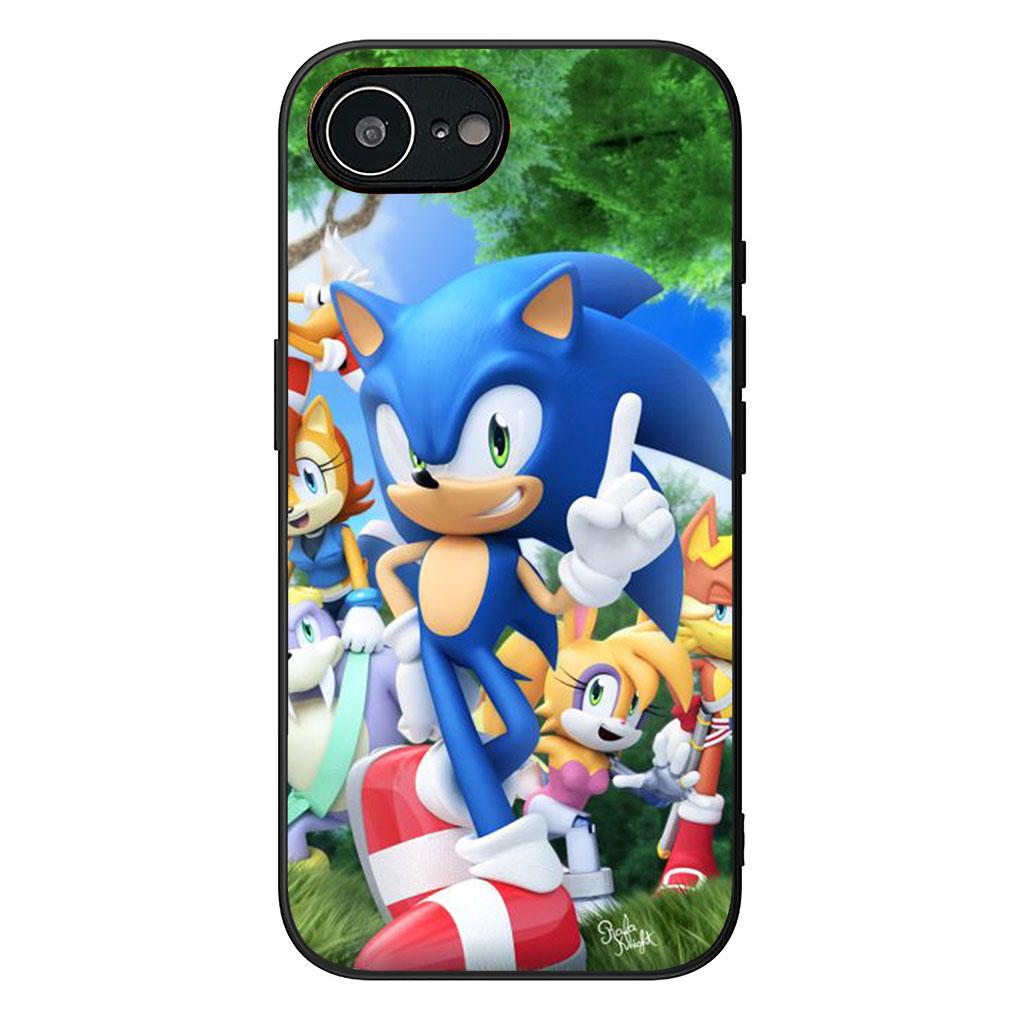 Phone Cover for Samsung Galaxy S25 S24 S23 FE Plus Ultra S7 Edge A16 A15 5G s25+ Casing Flexible Case S-Sonics Hedgehog
