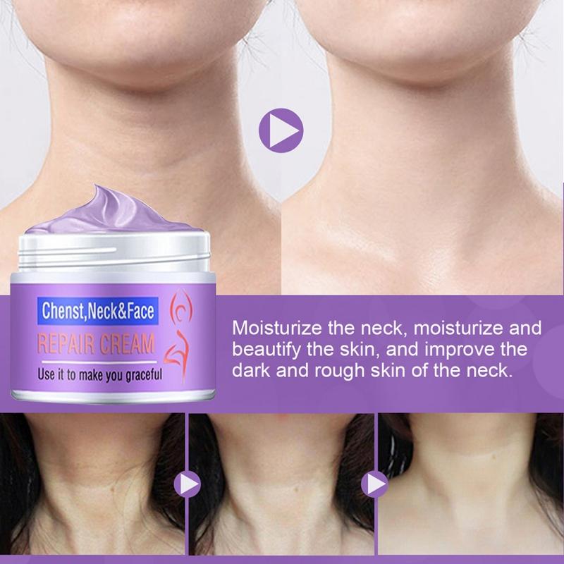 Восстанавливающий крем для шеи и лица, увлажняющий, осветляющий, лифтинг и укрепляющий