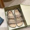 Плоские тапочки женские мужские тапочки роскошные домашние тапочки с нескользящей пробковой подошвой женские пляжные шлепанцы для дома сандалии2024