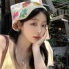 Flower Triangle Turban Floral Women Hair Scarf Sweet Crochet Bandana  Travel