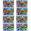Hot Wheels Monster Truck Assorted Vehicle Toy Mini Car Set of 2 x 8 Sets Box Продается для детей от 3 лет и старше Multi 164 2-Pack 986S-FYJ64