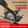 Universal Angle Grinder Stand: Adjustable Cutting Base with Polishing and Sawing Capabilities, Includes Protective Cover