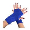 1 Pair Fall Winter Gloves Half-finger Cover Knitted High Elasticity Non-slip Student Writing