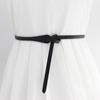 Decorative Knotted Belt Women's Korean-Style DresspuLeather Belt Thin Retro Narrow
