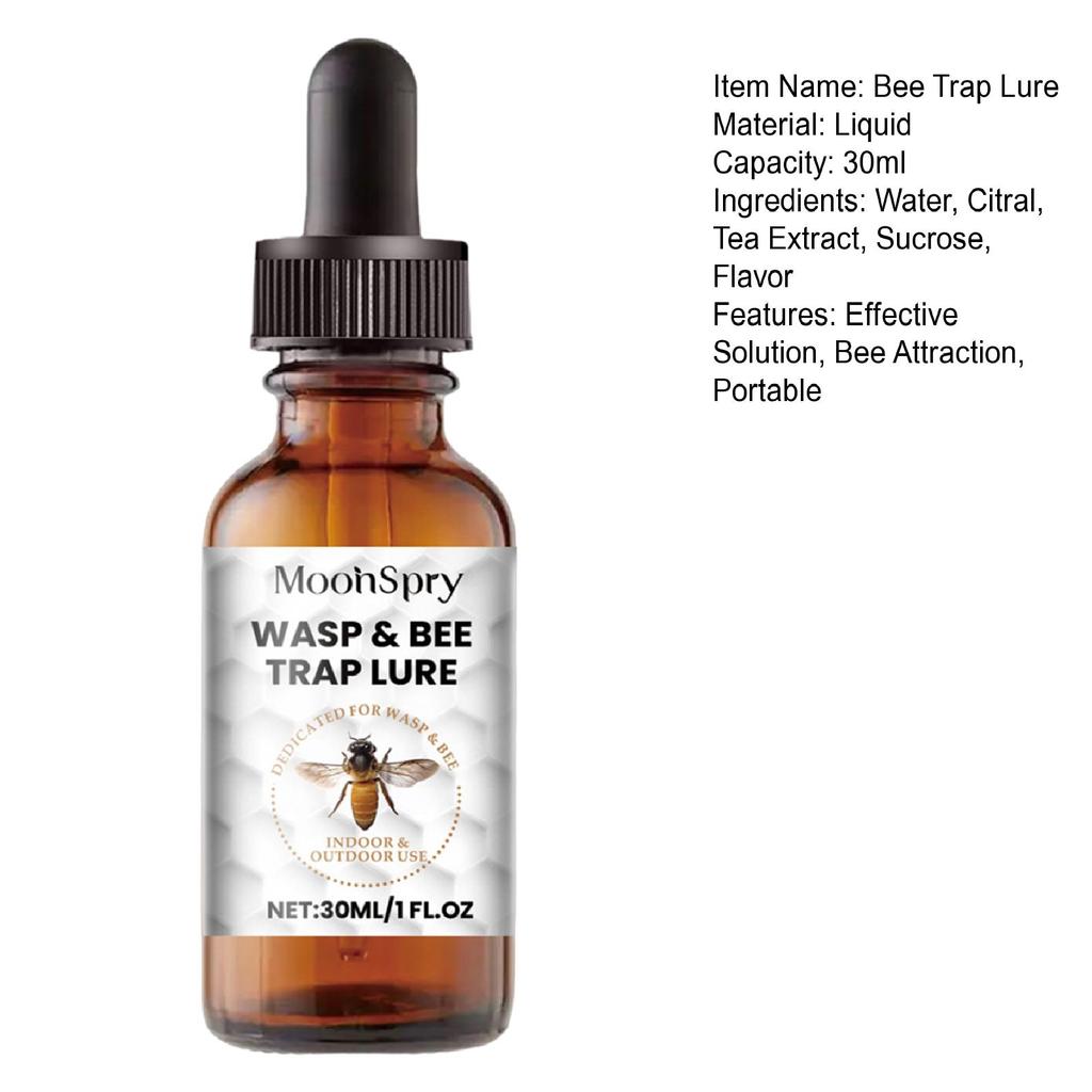 30 мл наживка для пчел, натуральные и безопасные ингредиенты, нежная, удобная приманка для пчелиного роя, ловушка для пчеловодства, оборудование для пчеловодства