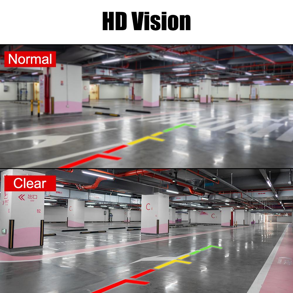 Автомобильная камера заднего вида IP68 Водонепроницаемый CCD чип Реверсивный мониторинг парковки 12 светодиодов ночного видения 170 градусов высокой четкости