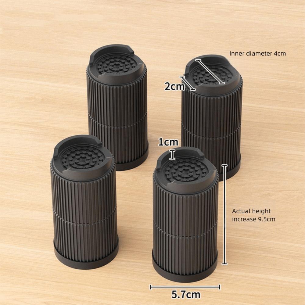 Сверхпрочная мебельная ножка Нескользящая квадратная Подъемники для кровати Регулируемая круглая Опора для стиральной машины Холодильник