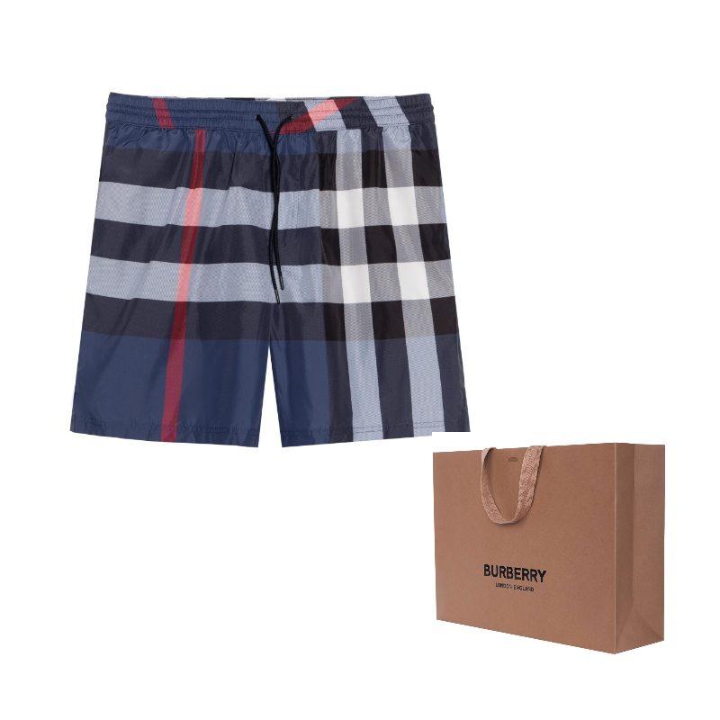 Burberry SS22 Повседневные шорты мужские темно-синие 80138791
