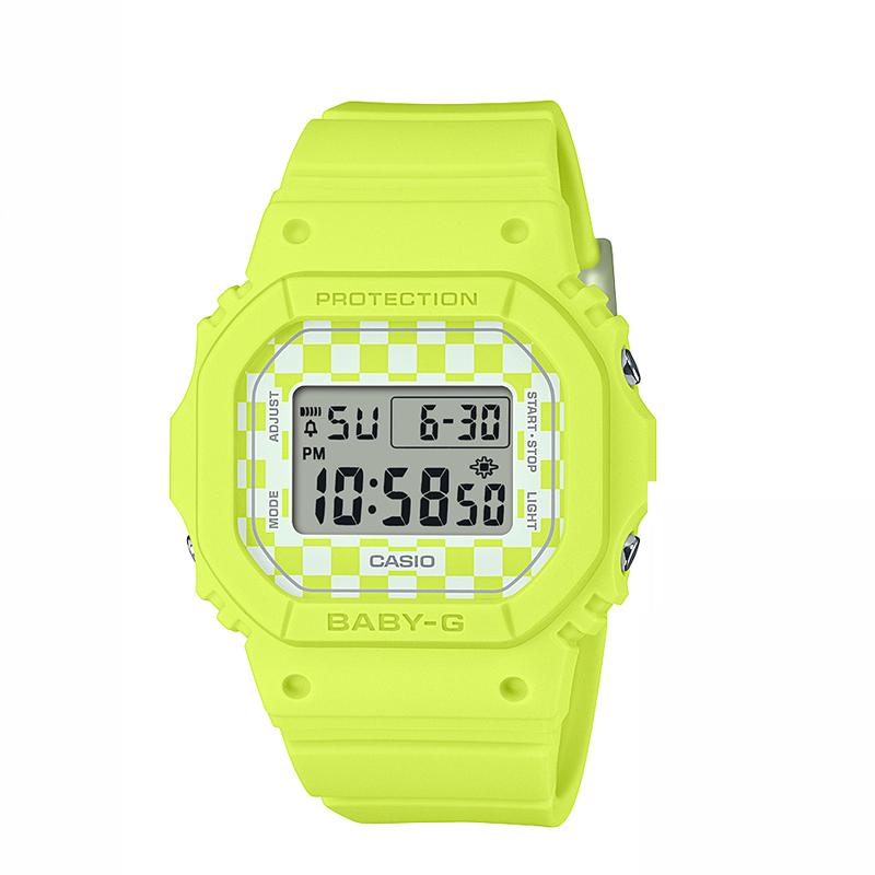 Casio Женские часы BABY-G Желтые BGD-565GS-9PR BGD-565GS-9PR