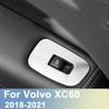 Для Volvo XC60 2018 - подлокотник двери автомобиля из нержавеющей стали, панель переключателя окна, кнопки подъема, чехлы, отделка, аксессуары для интерьера