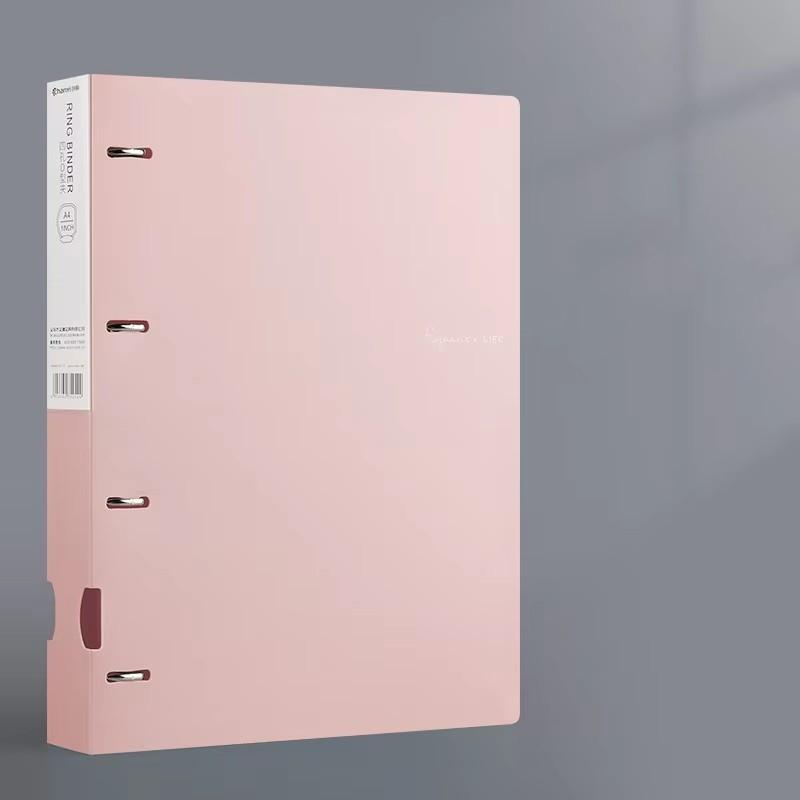 Новая папка-регистратор формата А4 с отрывными листами, 4 отверстия, папка-регистратор Morandi, цветное водонепроницаемое кольцо для файлов, канцелярские принадлежности