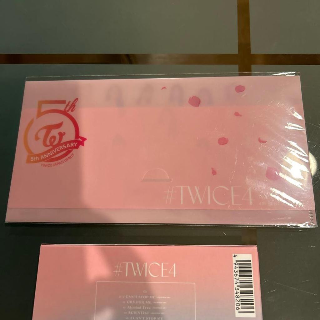 [Б/У] twice4 CD и прозрачный файл