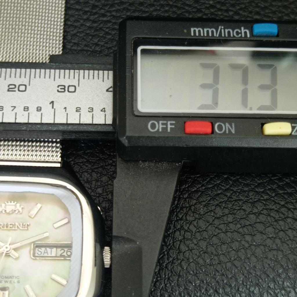 Orient АВТОМАТИЧЕСКИЕ 46941 ВИНТАЖНЫЕ ЯПОНСКИЕ МУЖСКИЕ ЧАСЫ С ЖЕМЧУЖНЫМ ЦИФЕРБЛАТОМ a704954-1