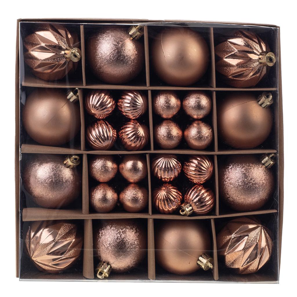 Bombki Choinkowe Nietłukące Bombka Na Choinkę Ozdoby Świąteczne Zestaw 44x