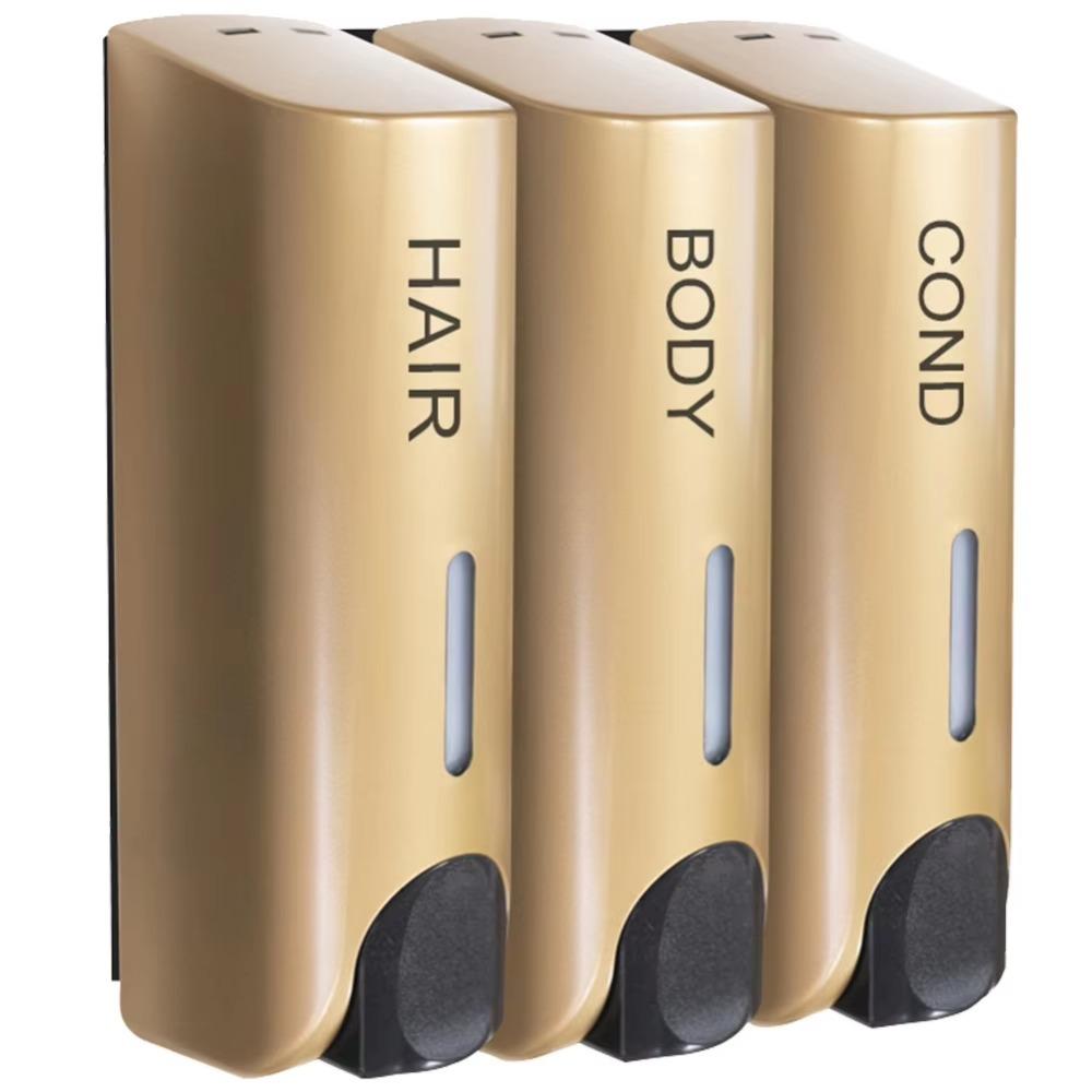 Refillable Wall Mounted Soap Dispenser Lock Hand Sanitizer Holder Hand Soap Jar Shampoo