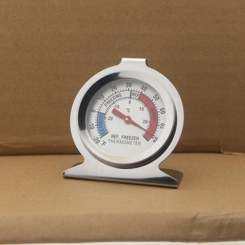 Bimetal Stainless Steel Fridge-Freezer Food Thermometer for Kitchen & Cold Storage