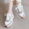 Genuine Leather Cushion HIMIKO Himiko Combination Design Sneakers 607005 Gray 225