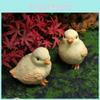 Decor Resin Animal With Chick Design For Garden Micro Landscape Ornament Patio