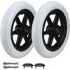 12 1/2 X 2 1/4, 2pc Spare Tire, Gray Solid Tire, Rear Wheel Accessory Together With 12 Inch Wheelchair Rear Wheel