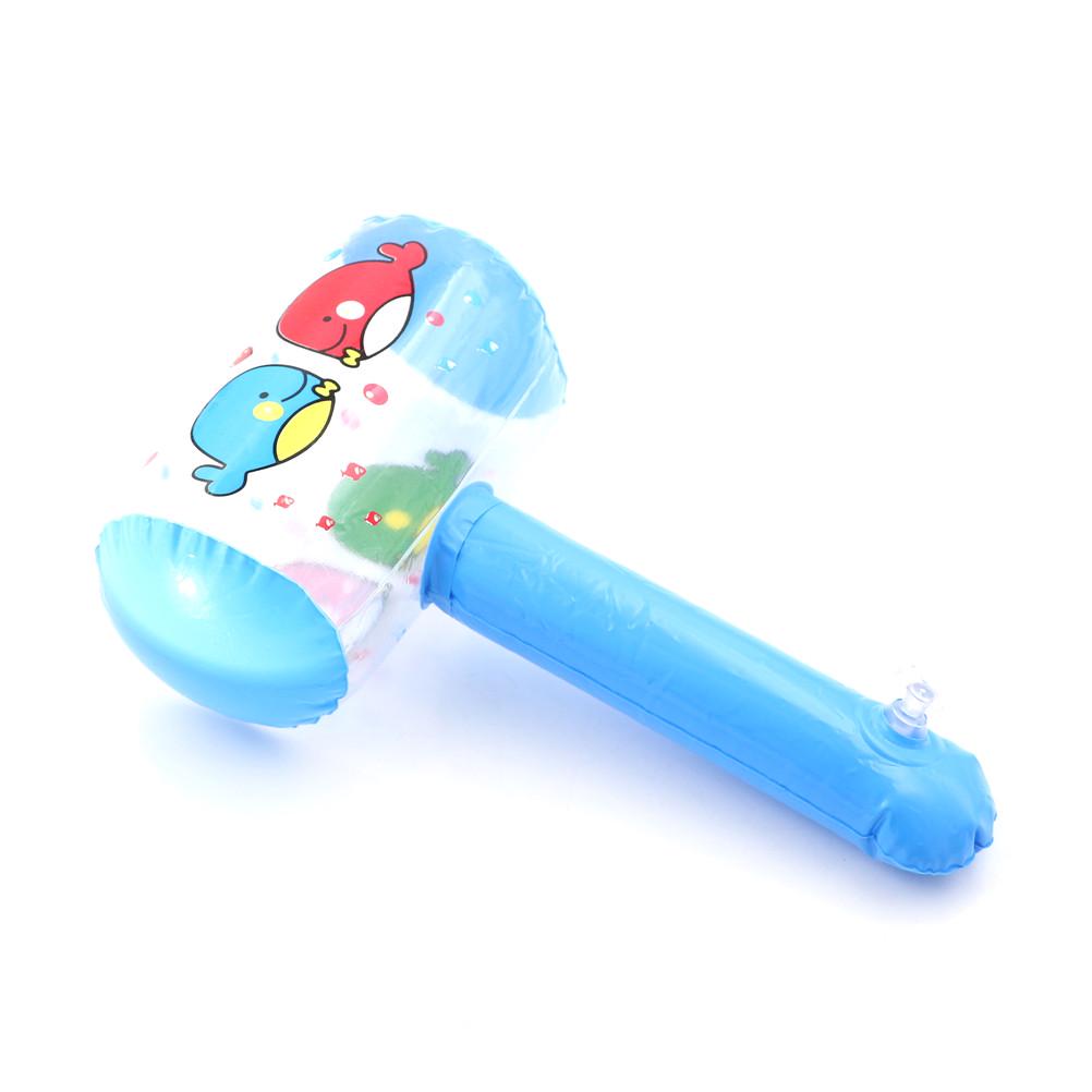 Cartoon Inflatable Hammer Air Hammer With Bell Kids Children Blow Up Toys
