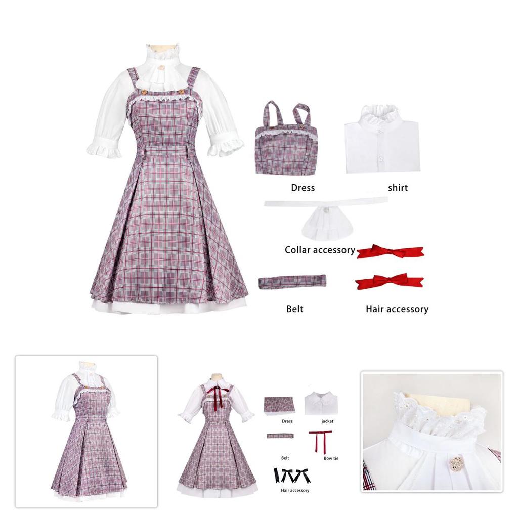 Костюм для косплея Манакаси Хондзё Кандзаки Манами из полиэстеровой ткани, предназначенный для аниме-конвенций и повседневной носки.