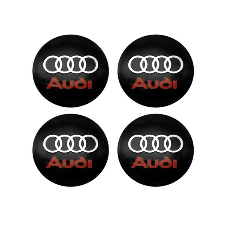 Для Audi B5 4 шт. 56 мм Колпачок ступицы колеса автомобиля Значок Логотип Наклейка Для Audi A6 A3 A4 A5 A6 Q2L Q3 Q5 Q7 Q8 R8 S4 S8 S7 RS5 RS8 RS6 Аксессуар