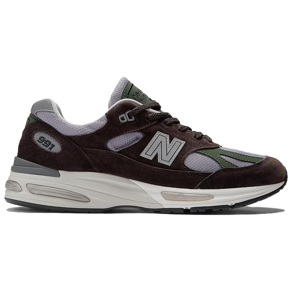 New Balance 991v2 Сделано в Англии Essentially Offbeat Pack - Кроссовки унисекс Licorice, коричневые, лавандово-серые, цвета дугласовой пихты U991BP2